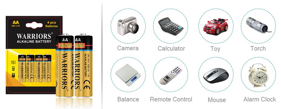 Alkaline AA Batteries Pack for Emergency Preparedness