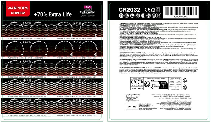 CR1616 3V Coin & Button Cell Batteries 
