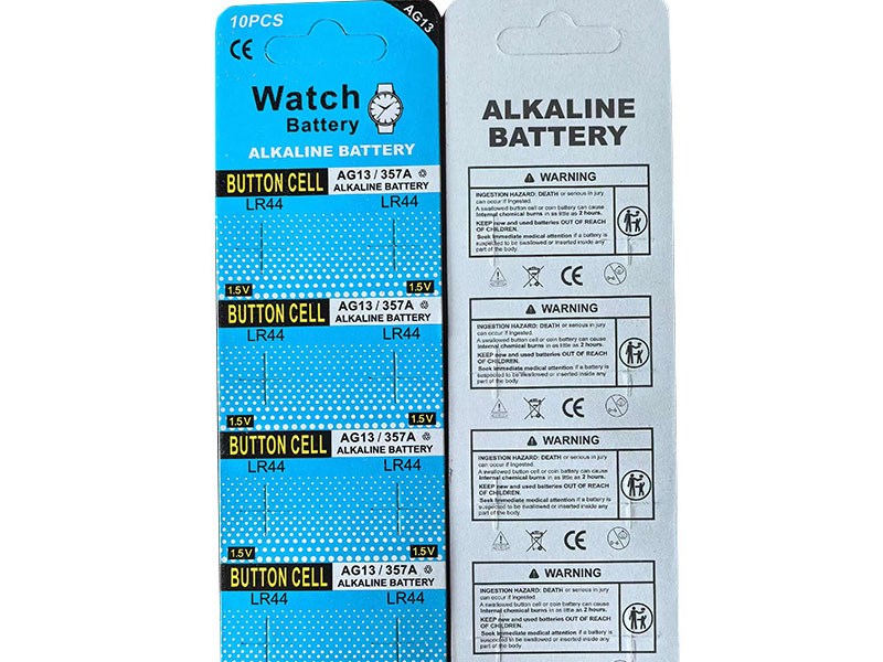 LR44 button cell batteries