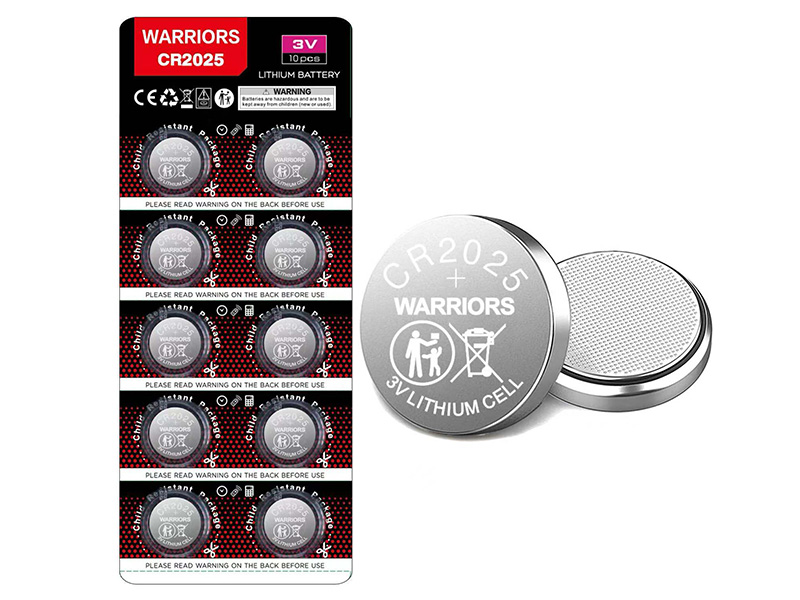 CR2025 lithium coin cell battery