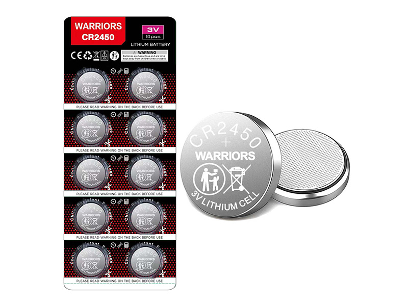 CR2450 button cell batteries