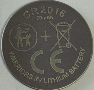 CR2016 Lithium-Knopfzelle (3 Volt / 90 mAh)